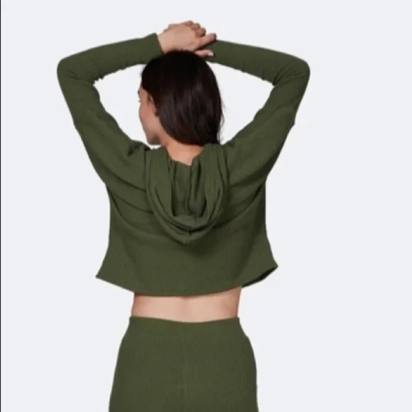 Lett New With Tags Bari Hoodie In Moss Size XS - Picture 3 of 13